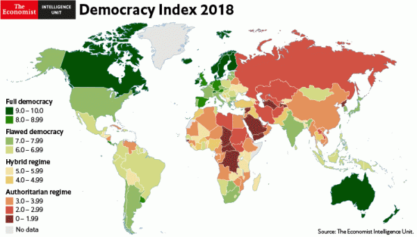 Democracy Map 2018 Website