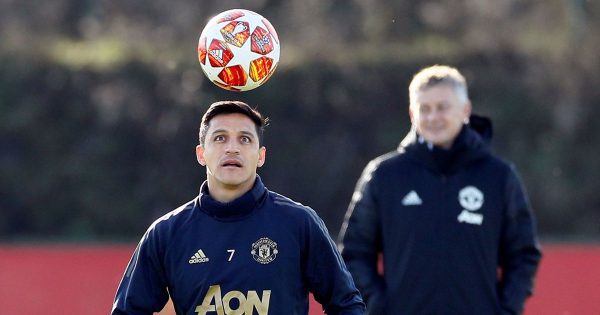 0 Champions League Manchester United Training