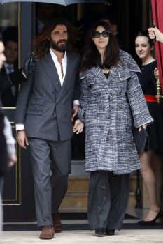 Monica Bellucci And Nicolas Lefevre In Paris