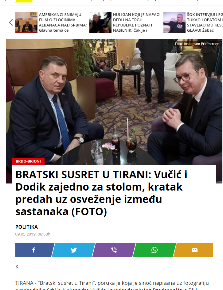 Media Serbe Per Vucic