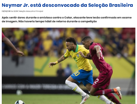 Neymar Brazili Komunikata