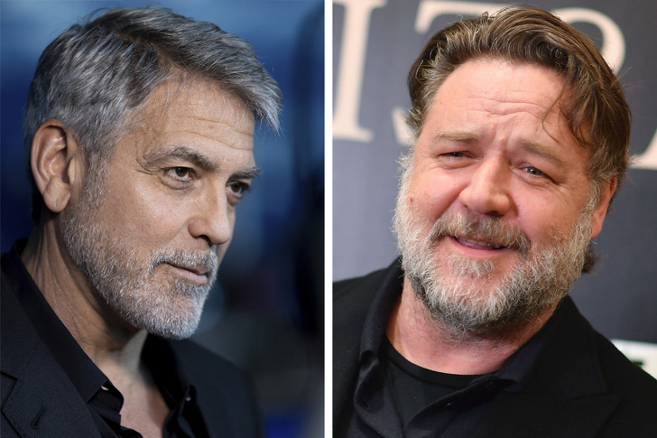 9. George Clooney Dhe Russell Crowe