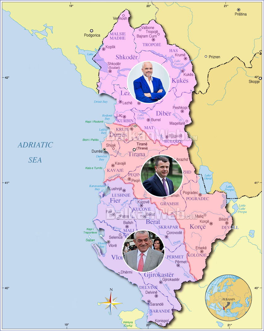 Harta Shqiperise
