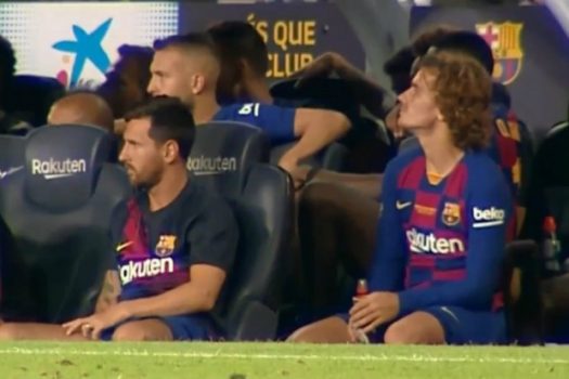 Large Barca Griezmann Ignore Par Messi Video 1396e