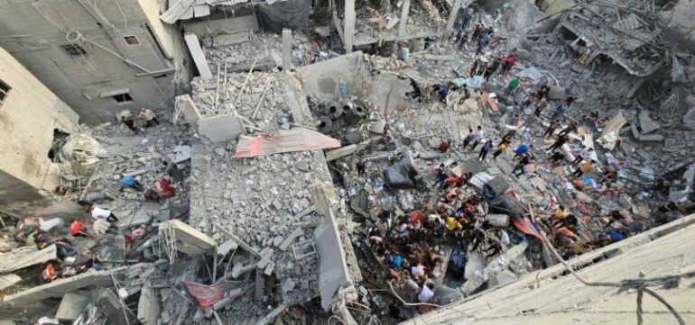 806x378 Dozens Killed In Israels Airstrike Near Un School In Gaza 1698936526395