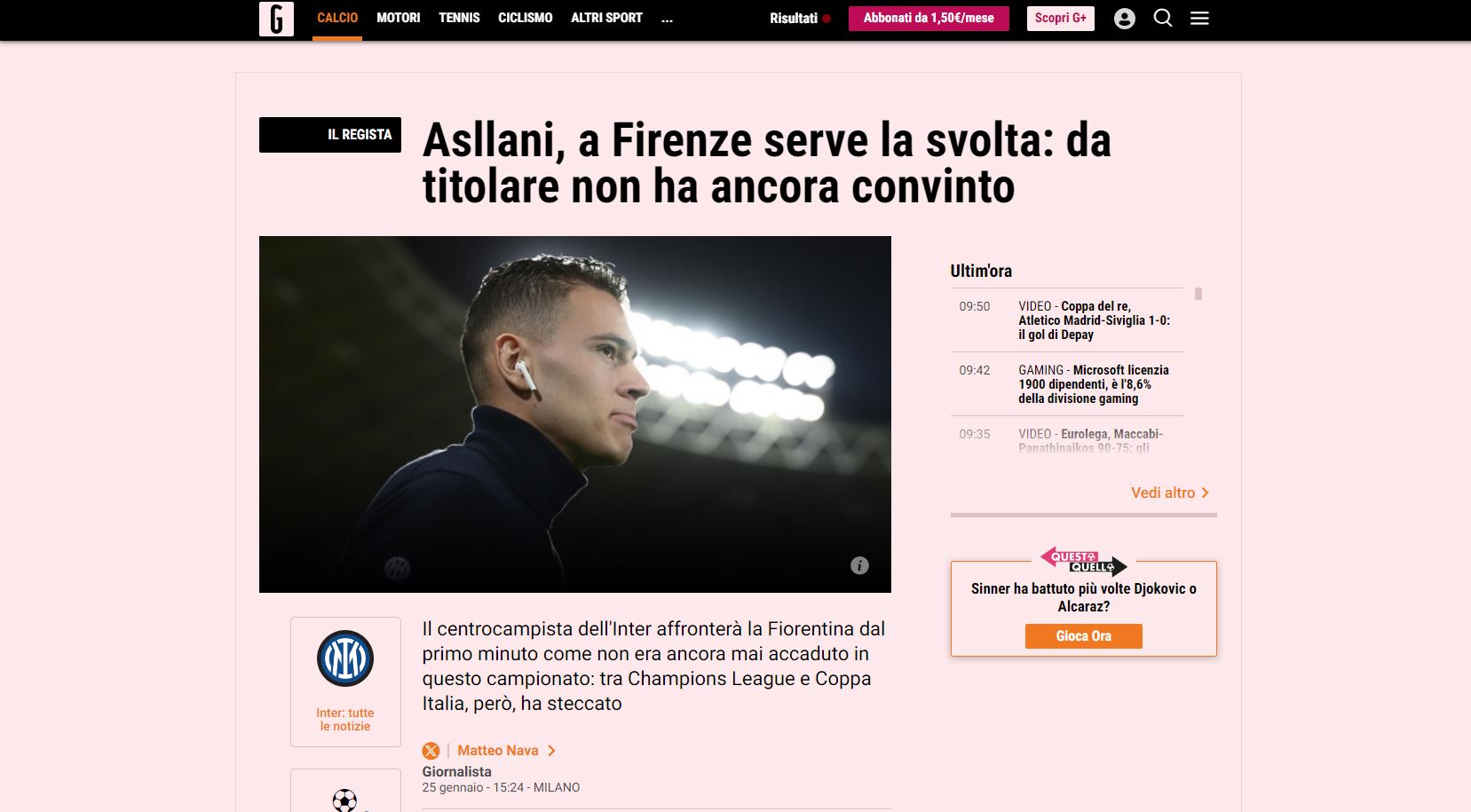 La Gazzetta Per Asllanin