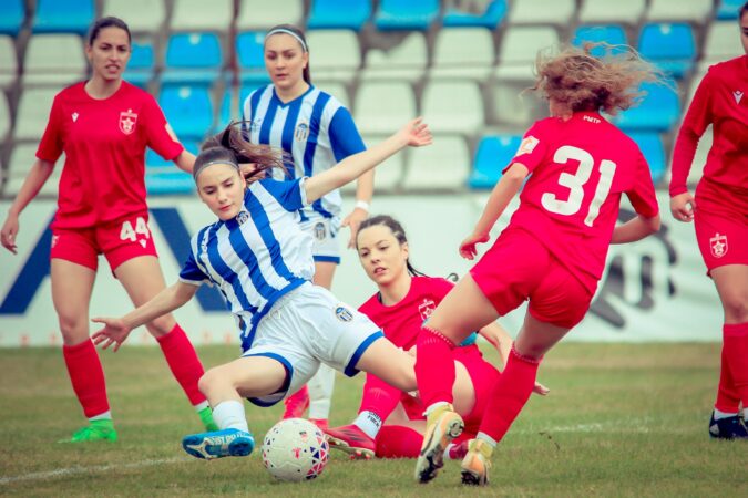 Tirana Partizani Kampionat Vajza Femra Futbolli I Vajzave 16 Prill 2023