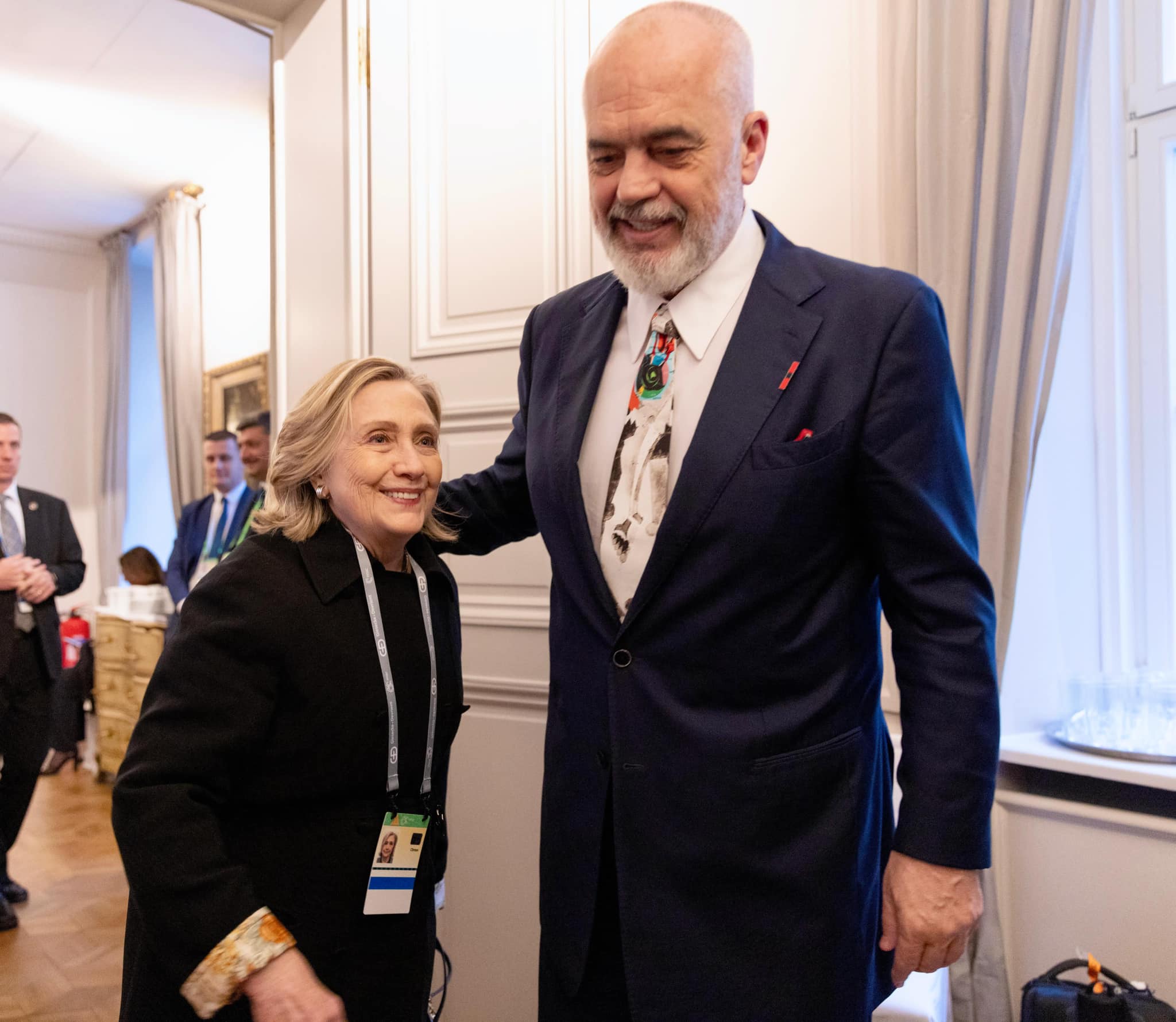 Edi Rama Hilary Clinton