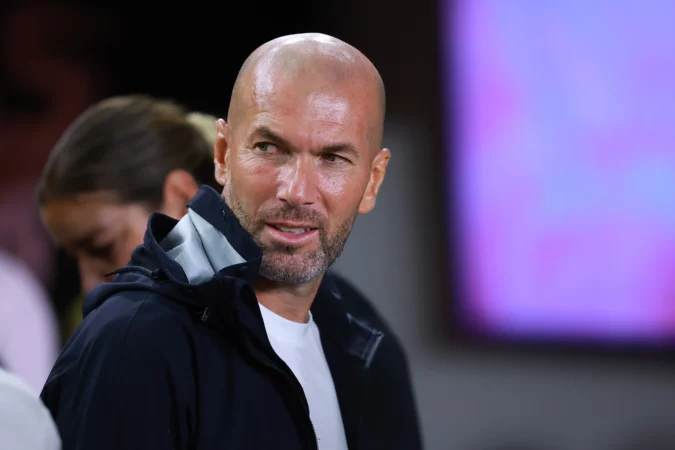 Zinedine Zidane Looks Prior Match 848331485