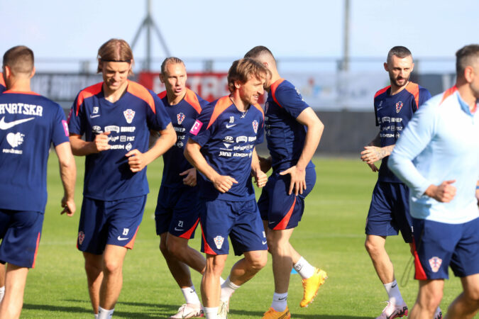 Rijeka: Training Of The Croatian National Football Team Luka Modric During The Training Of The Croatian National Footbal