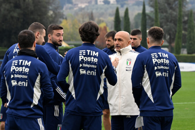 Italy Training Session And Press Conference