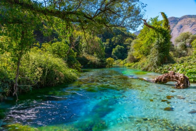 Blue Eye Spring Near Sarande, Albania