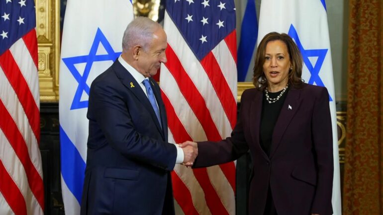 Skynews Kamala Harris Netanyahu 6639330