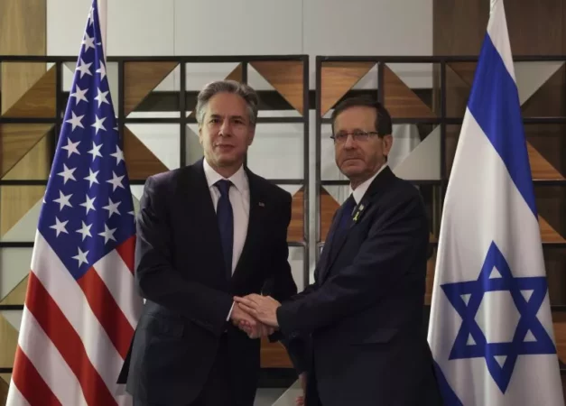 Us State Secretary Blinken Israel President Herzog