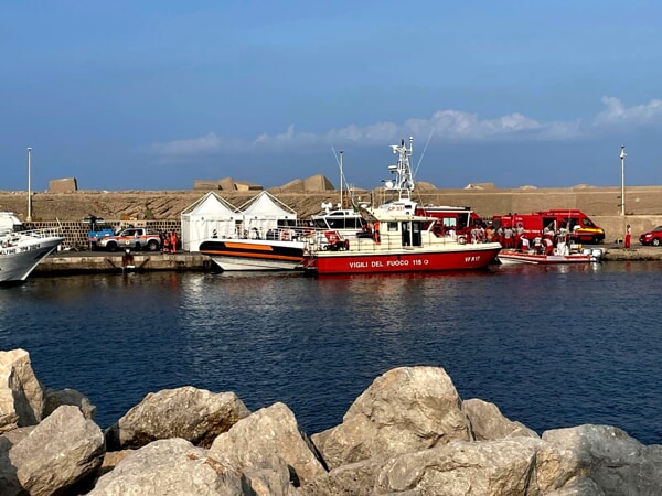 Veliero Affondato Foto Protezione Civile Sicilia