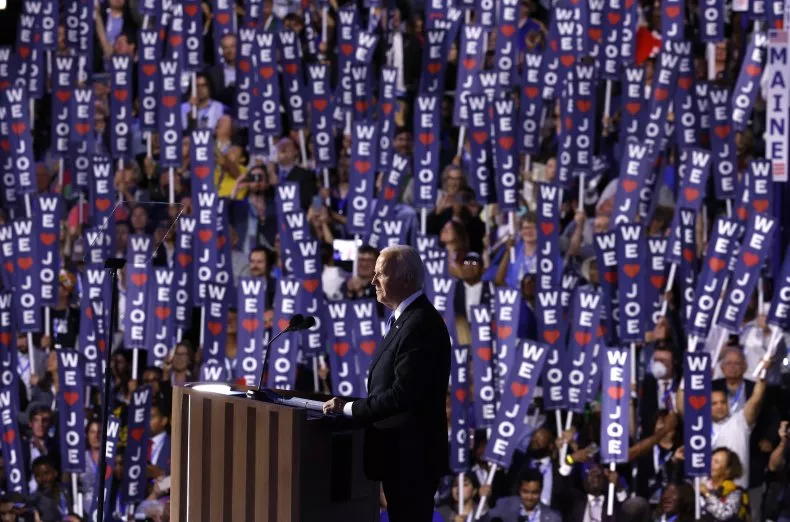 We Love Joe Signs Dnc