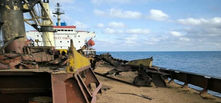 806x378 Zelensky Claims Russian Missile Hit Ship Carrying Ukrainian Grain In Black Sea 1726148956519