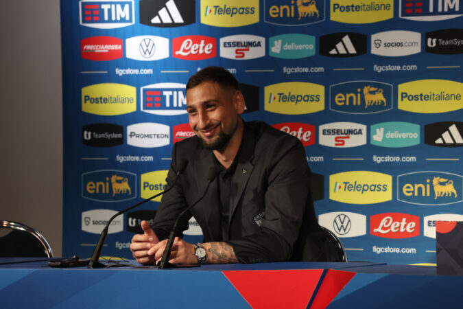 Gianluigi Donnarumma Italy Press Conference