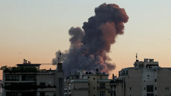 Israel Hezbollah Hq Strike Beirut