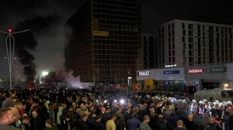 Protesta E Pd Ne Tirane1