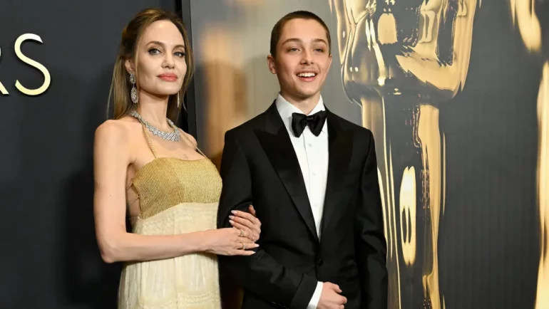 Angelina Jolie Son Knox Jolie Pitt Governors Awards