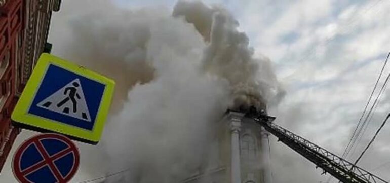 806x378 Fire Breaks Out At Military Hospital In Russian City Of Tula 1736781328681