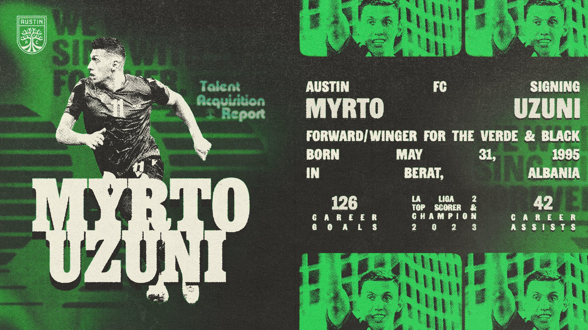 Myrto Uzuni në MLS, Drejtori Sportiv i Austin FC: Goleador i lindur!