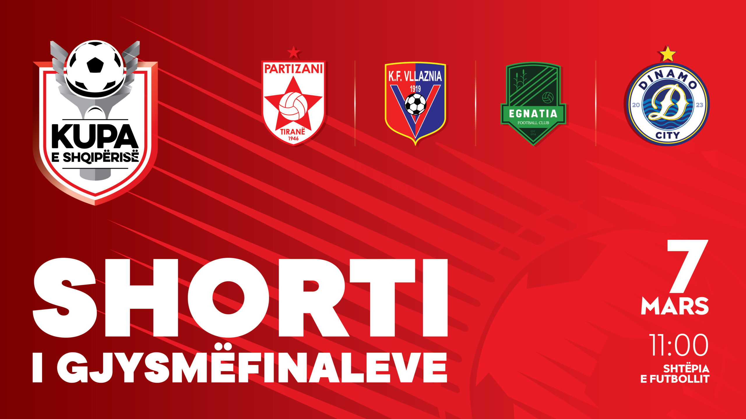 Kupa e Shqipërisë 2024-2025/ Shorti për fazën gjysmëfinale do të hidhet të premten në “Shtëpinë e Futbollit”