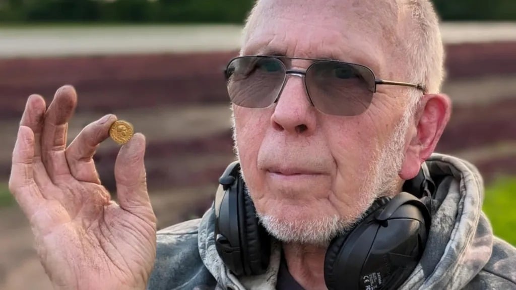 Ron Walters Found The Coin With His Metal Detector In A Field Near Dudley